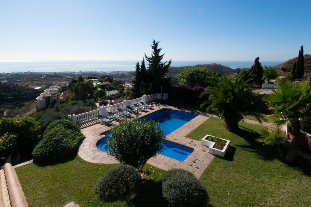 Gran Villa Con Vistas Al Mar Y Piscina Privada Málaga Exterior foto